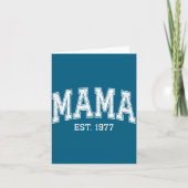 Mama Est 1977 Mom D Mothers Day Ized  カード (正面)