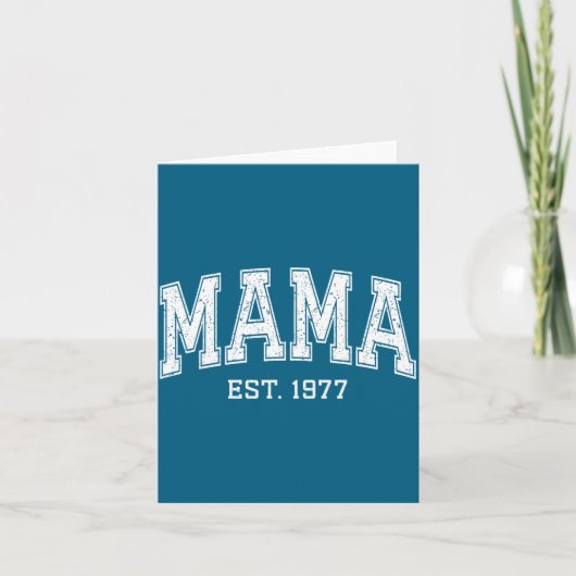 Mama Est 1977 Mom D Mothers Day Ized  カード (正面)