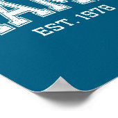 Mama Est 1978 Mom D Mothers Day Ized  ポスター (角)