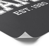 Mama Est 1980 Mom D Mothers Day Ized  ポスター (角)