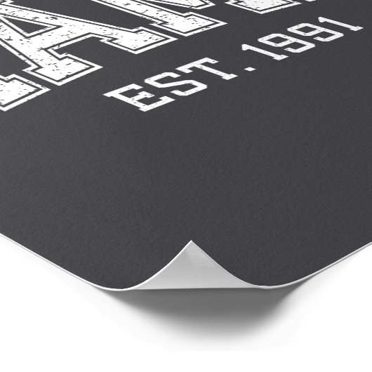 Mama Est 1991 Mom D Mothers Day Ized  ポスター (角)