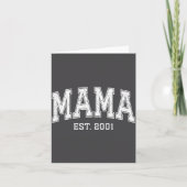 Mama Est 2001 Mom D Mothers Day Ized  カード (正面)