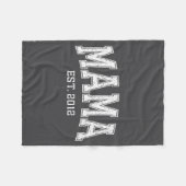 Mama Est 2012 Mom D Mothers Day Ized  フリースブランケット (正面(横))