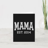 Mama Est 2014 Mom D Mothers Day Ized Premium Tri-b カード (正面)