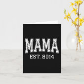 Mama Est 2014 Mom D Mothers Day Ized Premium Tri-b カード (黄色い花)