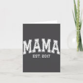 Mama Est 2017 Mom D Mothers Day Ized  カード (正面)