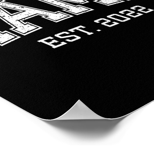 Mama Est 2022 Mom D Mothers Day Ized  ポスター (角)