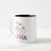 Mama Est 2024 Mothers Day ツートーンマグカップ (正面左)