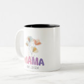 Mama Est 2024 Mothers Day ツートーンマグカップ (正面左)