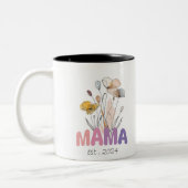 Mama Est 2024 Mothers Day ツートーンマグカップ (左)