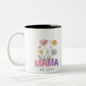 Mama Est 2024 Mothers Day ツートーンマグカップ (左)