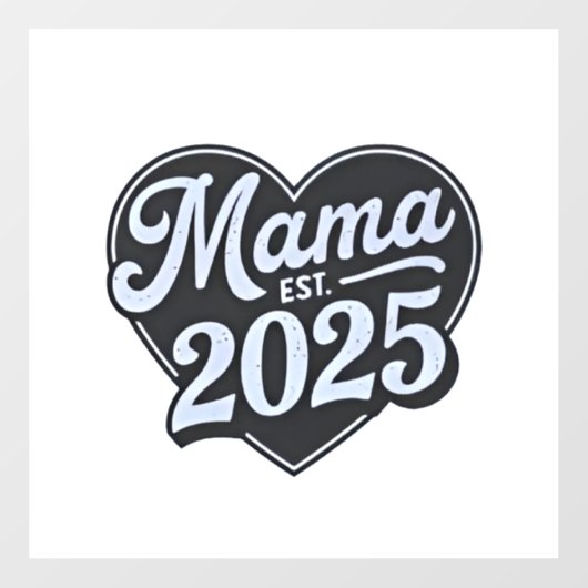 MAMA est 2025妊娠母親の日ママになる ウィンドウサイン (シート)