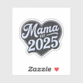 MAMA est 2025妊娠母親の日ママになる シール (シート)