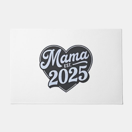 MAMA est 2025妊娠母親の日ママになる ドアマット (正面)