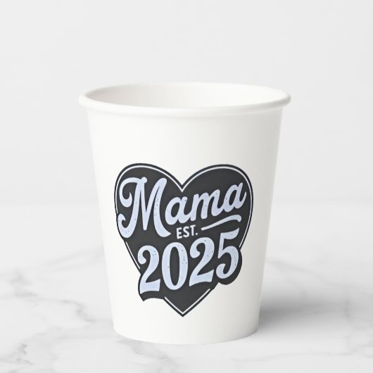 MAMA est 2025妊娠母親の日ママになる 紙コップ (正面)