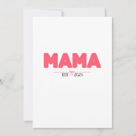 MAMA EST. 2025 – ママのためのオーダーメイドギフト シーズンカード