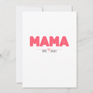 MAMA EST. 2025 – ママのためのオーダーメイドギフト シーズンカード