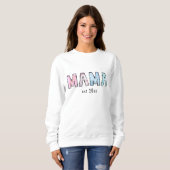 Mama Est Basic Sweatshirt Tシャツ (正面フル)