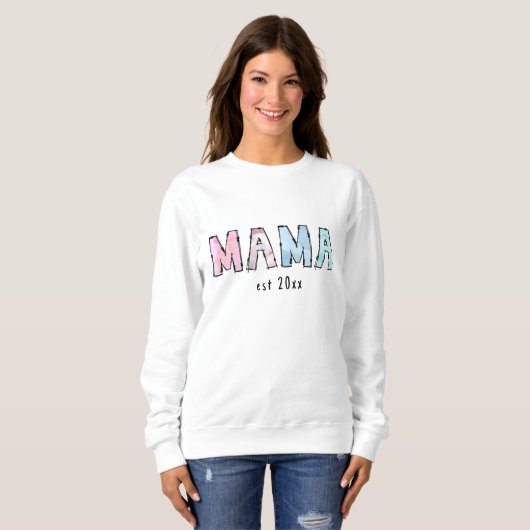 Mama Est Basic Sweatshirt Tシャツ (正面フル)