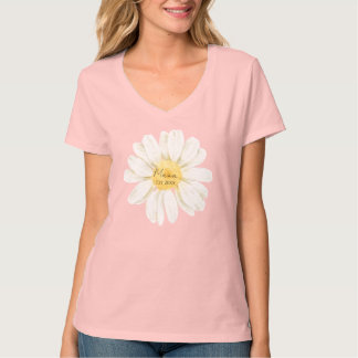Mama Est - Daisy V-neck Tシャツ