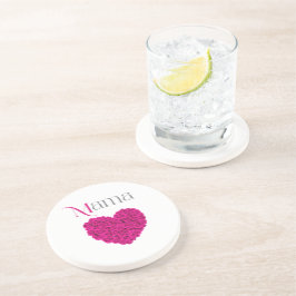 Mama Floral Beautiful Mother’s Day, Birthday Gift  コースター