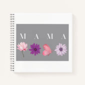 Mama, Floral Butterfly mothers day and birthday ノートブック (正面)