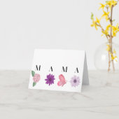 MAMA Floral Butterfly, Mothers Day Card カード (黄色い花)