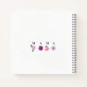 MAMA Floral Coaster – Mother’s Day, Birthday Gift  ノートブック (裏面)