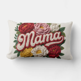 "Mama" Floral Crochet Cushion – Mother's Day – Gif ランバークッション