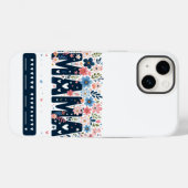 Mama Floral Heart – Boho Chic Mom Design Case-Mate iPhoneケース (裏面 (横))