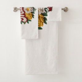 Mama Floral Kitchen Towel\Tea Towel (Home & Living バスタオルセット