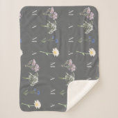 MAMA Floral Mothers Day, Soft & Sentimental Gift シェルパブランケット (正面)