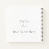 Mama Floral Tulip, Mothers Day, Birthday for Her ノートブック (裏面)