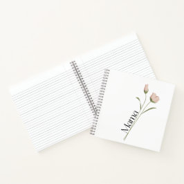 Mama Floral Tulip, Mothers Day, Birthday for Her ノートブック