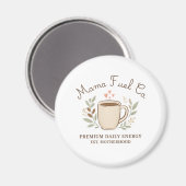Mama Fuel Co. こだわりコーヒーママーデザイン マグネット (正面/裏面)