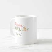 Mama Fuel personilized Mug | Ceramic Coffee Cup コーヒーマグカップ (正面左)