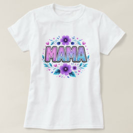 Mama Glitter Sparkle T-Shirt - Mother's Day Gift f Tシャツ