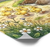 Mama Goose and Goslings Nursery ポスター (角)