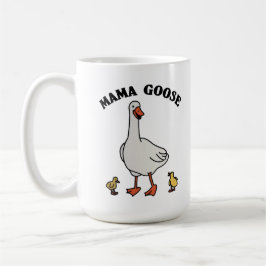 Mama Goose Mug, Cute Mothers Day Ceramic Cup, Mom  コーヒーマグカップ