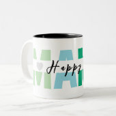 MAMA Gradient Mother’s Day Mug – Happy Day ツートーンマグカップ (正面左)