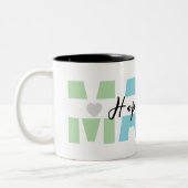 MAMA Gradient Mother’s Day Mug – Happy Day ツートーンマグカップ (左)