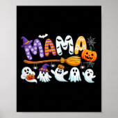 Mama Halloween Boo Ghost Horror Costume Funny Part ポスター (正面)