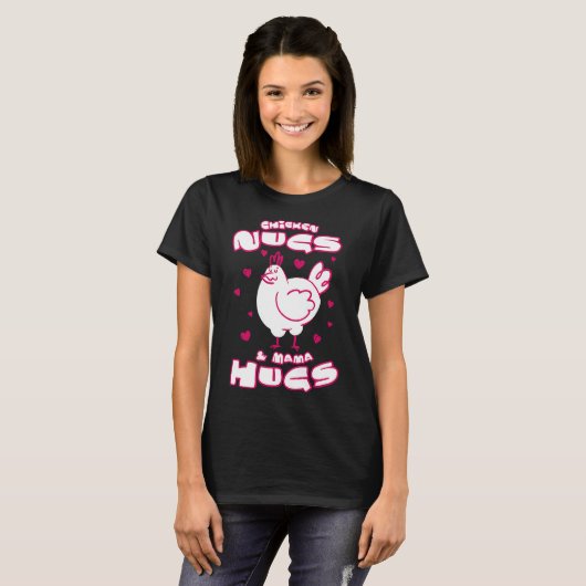 Mama Hugs Chick Chicken Egg   Tシャツ (正面フル)