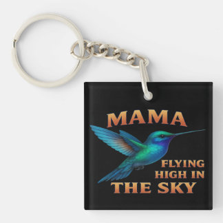 Mama Hummingbird -飛んでいる High in the Sky Edition キーホルダー