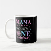 Mama In A Winter Onederland Birthday Girl Sweet Sn コーヒーマグカップ (左)