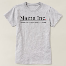 Mama Inc. カオス管理 カスタムイヤー ライトスチール Tシャツ