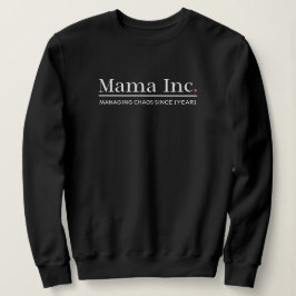 Mama Inc. ママ株式会社カオス管理カスタムイヤーマグネット ウィメンズ スウェットシャツ