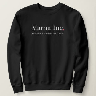 Mama Inc. ママ株式会社カオス管理カスタムイヤーマグネット ウィメンズ スウェットシャツ