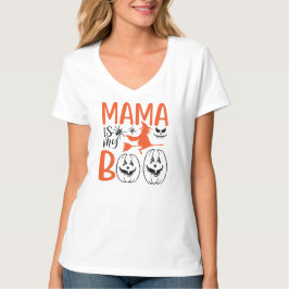 Mama Is My Boo Spooky Mom Tシャツ