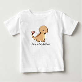 Mama Is My Safe Place baby t shirt ベビーTシャツ